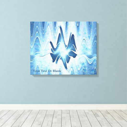 Glacial Lake Canvas Afdruk (Insitu (Houten vloer))