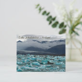 Glacial Lake Jokulsarlon - IJsland Briefkaart (Staand voorkant)
