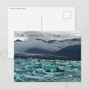 Glacial Lake Jokulsarlon - IJsland Briefkaart