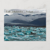Glacial Lake Jokulsarlon - IJsland Briefkaart (Voorkant)