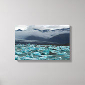 Glacial Lake Jokulsarlon - IJsland Canvas Afdruk (Voorkant)