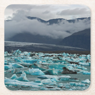 Glacial Lake Jokulsarlon - IJsland Kartonnen Onderzetters