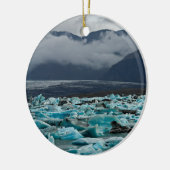 Glacial Lake Jokulsarlon - IJsland Keramisch Ornament (Links)