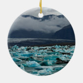 Glacial Lake Jokulsarlon - IJsland Keramisch Ornament (Achterkant)