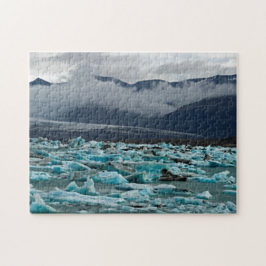 Glacial Lake Jokulsarlon - IJsland Legpuzzel (Horizontaal)