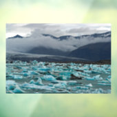 Glacial Lake Jokulsarlon - IJsland Raamsticker (Vel 3)