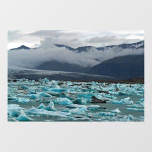 Glacial Lake Jokulsarlon - IJsland Raamsticker
