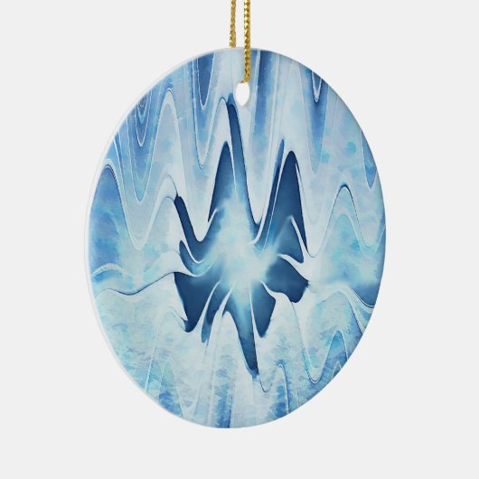 Glacial Lake Keramisch Ornament (Rechts)