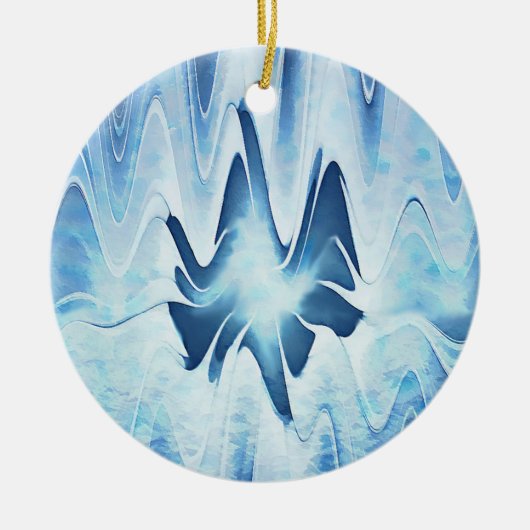 Glacial Lake Keramisch Ornament (Voorkant)