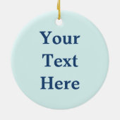 Glacial Lake Keramisch Ornament (Achterkant)