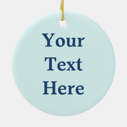 Glacial Lake Keramisch Ornament (Achterkant)