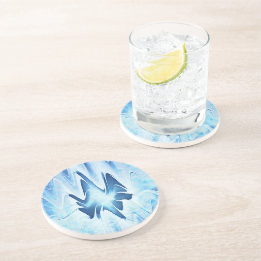 Glacial Lake Zandsteen Onderzetter (Zijkant)