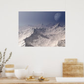 Glacial Landscape Poster (Keuken)