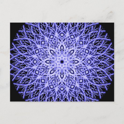 Glacial Mandala Briefkaart (Voorkant)