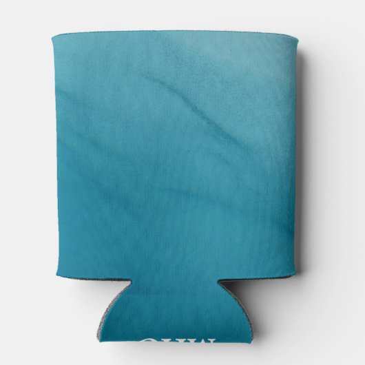 Glacial Melt Abstracte Natuur Fotografie Blikjeskoeler (Achterkant)