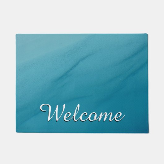 Glacial Melt Abstracte Natuur Fotografie Deurmat (Voorkant)