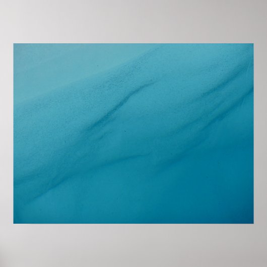 Glacial Melt Abstracte Natuur Fotografie Poster (Voorkant)