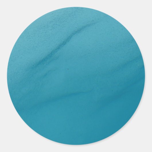 Glacial Melt Abstracte Natuur Fotografie Ronde Sticker (Voorkant)