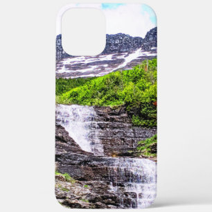Glacial Melt Waterfall Rush van Rocky Mountains Case-Mate iPhone Case