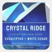 Glacial Mountain Magical Abstract Product Labels (Voorkant)