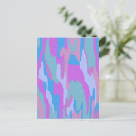 Glacial Paradise Abstracte Print Briefkaart