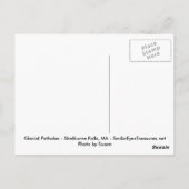 Glacial Potholes Shelburne Herfsten MA 2008 Briefk Briefkaart (Achterkant)