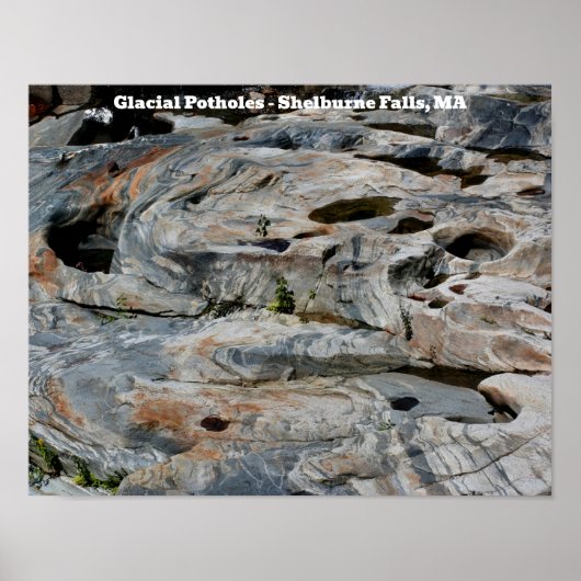 Glacial Potholes Shelburne Herfsten MA Poster (Voorkant)