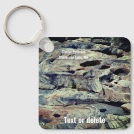 Glacial Potholes Shelburne Herfsten MA Sleutelhanger