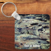 Glacial Potholes Shelburne Herfsten MA Sleutelhanger (Voorkant)