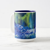 Glacial Reflections Two-Tone 15oz Coffee Mok (Voorkant links)