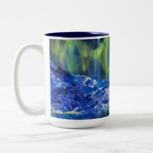 Glacial Reflections Two-Tone 15oz Coffee Mok