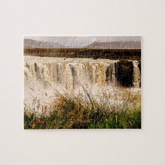 Glacial Waterfall Iceland Legpuzzel