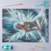 Glacial Wings Ice Fairy Angel Gothic Winter  Tissuepapier (Craft)