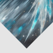 Glacial Wings Ice Fairy Angel Gothic Winter  Tissuepapier (Detail)