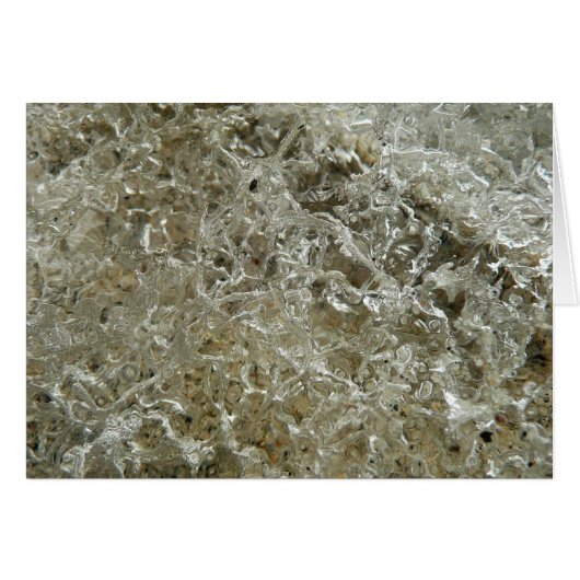 Glaciale IJs Abstracte Natuur Textuur (Voorkant Horizontaal)