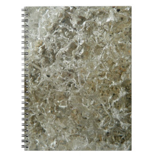 Glaciale IJs Abstracte Natuur Textuur Notitieboek