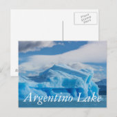 Glaciars, Argentijnse meer Briefkaart (Voorkant / Achterkant)