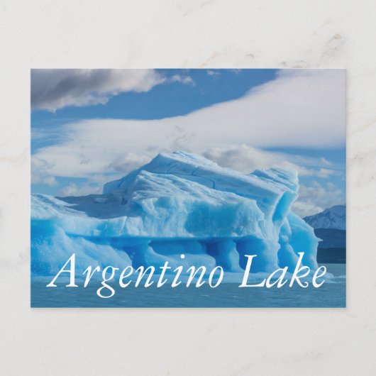 Glaciars, Argentijnse meer Briefkaart (Voorkant)