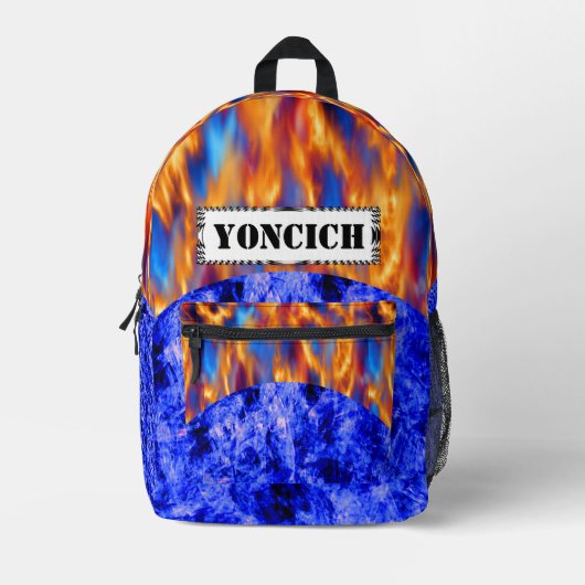 Glaciem en Ignis door Kenneth Yoncich Bedrukte Rugzak (Voorkant)