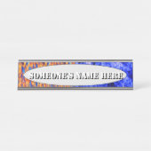 Glaciem en Ignis door Kenneth Yoncich Bureau Naambordje (Voorkant)