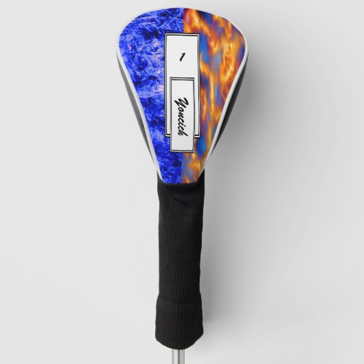 Glaciem en Ignis door Kenneth Yoncich Golfheadcover (Voorkant)