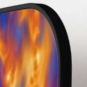 Glaciem en Ignis door Kenneth Yoncich Pickleball Paddle (Links Detail)