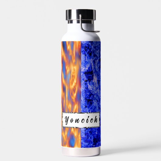 Glaciem en Ignis door Kenneth Yoncich Waterfles (Links)