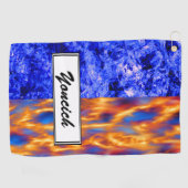 Glaciem et Ignis van Kenneth Yoncich Golfhanddoek (Horizontaal)
