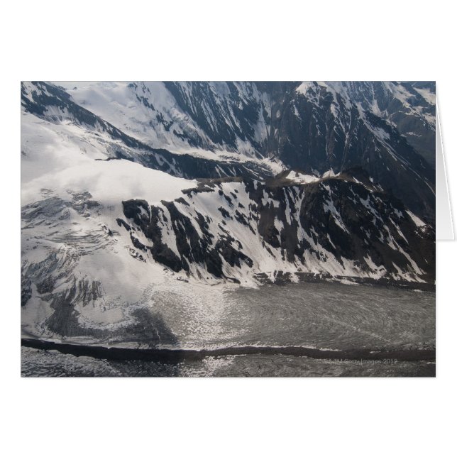 Glacier, Alaska Range Mountains, Alaska, Verenigde (Voorkant Horizontaal)