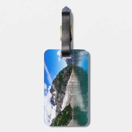 Glacier Bagagelabel (Achterkant verticaal)