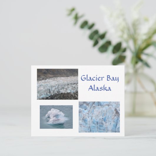 Glacier Bay Alaska Briefkaart (Staand voorkant)