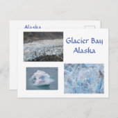 Glacier Bay Alaska Briefkaart (Voorkant / Achterkant)