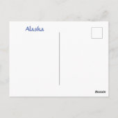 Glacier Bay Alaska Briefkaart (Achterkant)