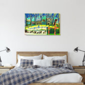 Glacier Bay, Alaska - Grote letterscènes Canvas Afdruk (Insitu (Slaapkamer))